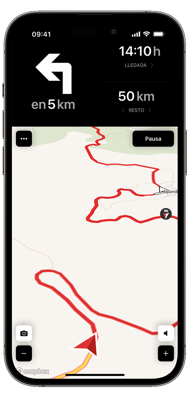 ride ios calimoto tour planning and route creation displayed on Android and iOS devices using mockups