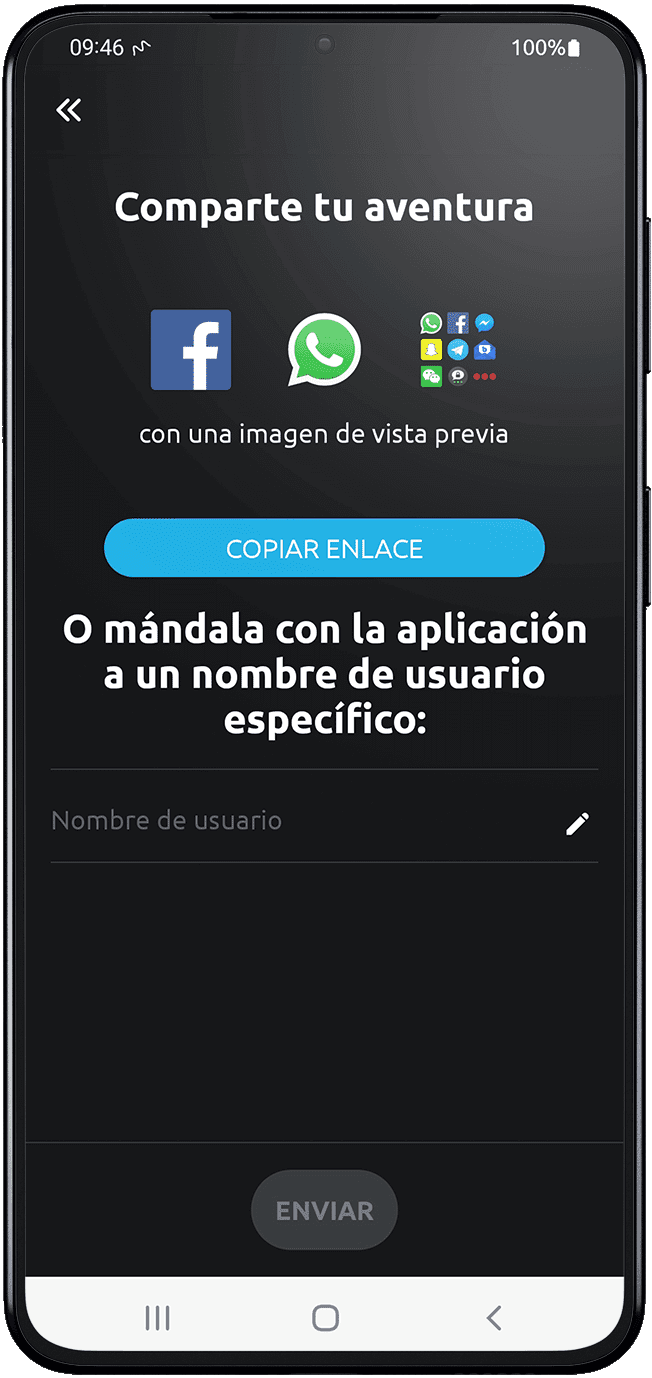 share android calimoto tour planning and route creation displayed on Android and iOS devices using mockups