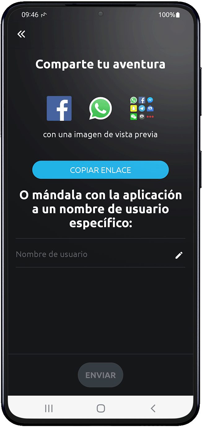 share android calimoto tour planning and route creation displayed on Android and iOS devices using mockups