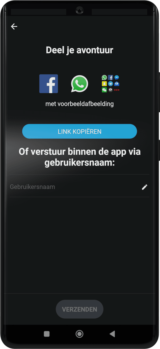 share android calimoto tour planning and route creation displayed on Android and iOS devices using mockups