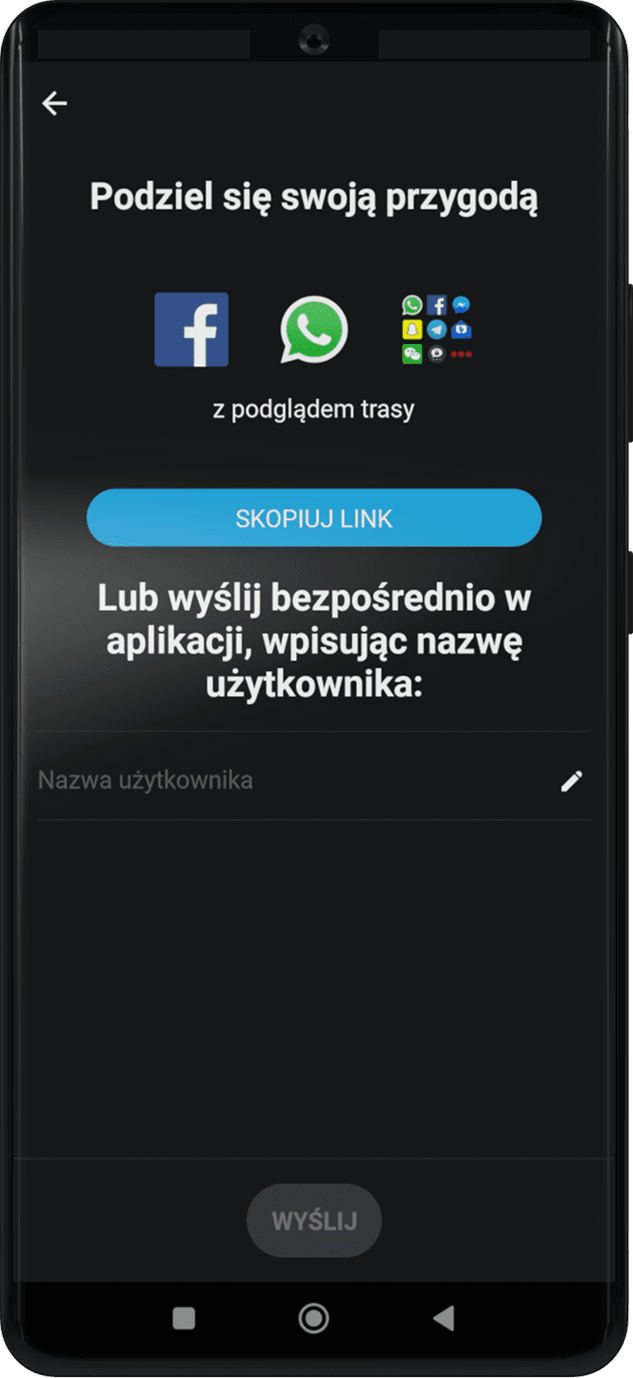 share android calimoto tour planning and route creation displayed on Android and iOS devices using mockups