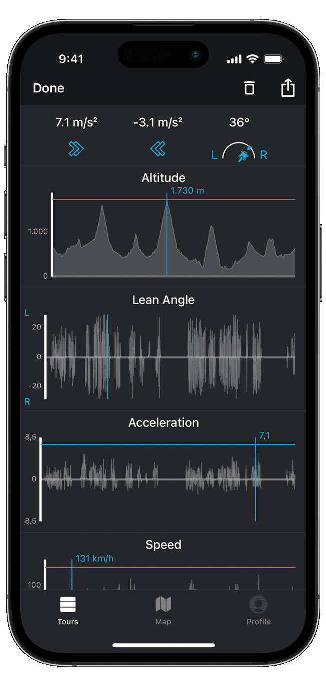 revive ios calimoto tour planning and route creation displayed on Android and iOS devices using mockups