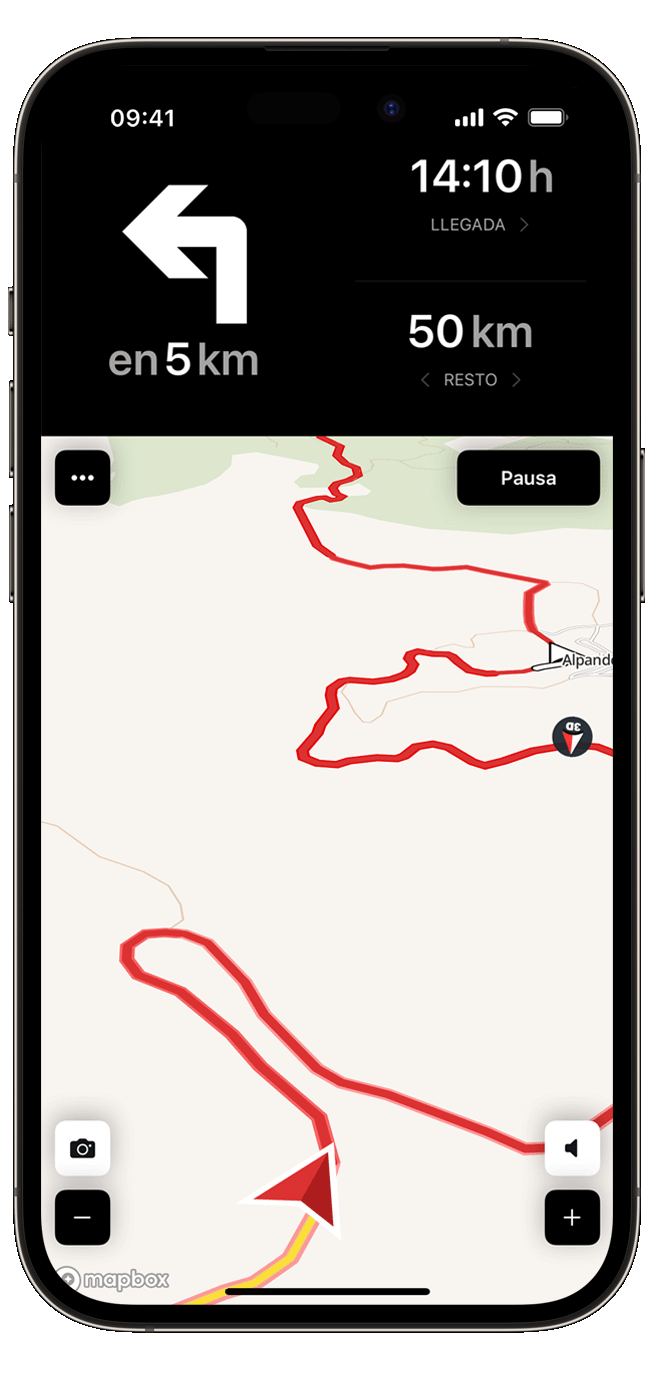 ride ios calimoto tour planning and route creation displayed on Android and iOS devices using mockups
