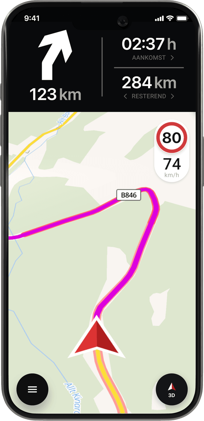 ride ios calimoto tour planning and route creation displayed on Android and iOS devices using mockups
