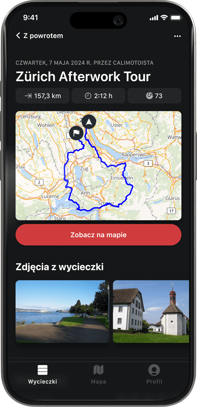 inspire ios calimoto tour planning and route creation displayed on Android and iOS devices using mockups