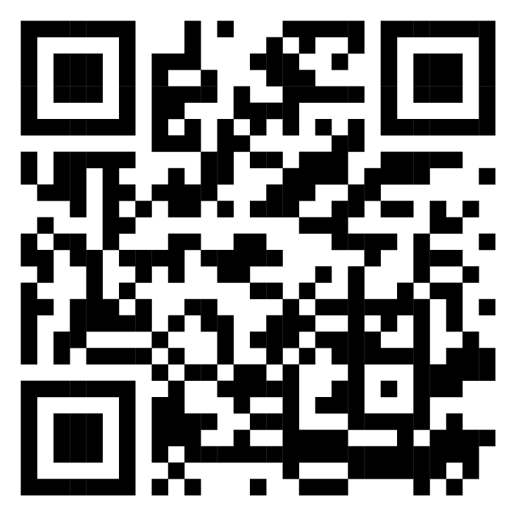 QR code that links to the calimoto registration page.