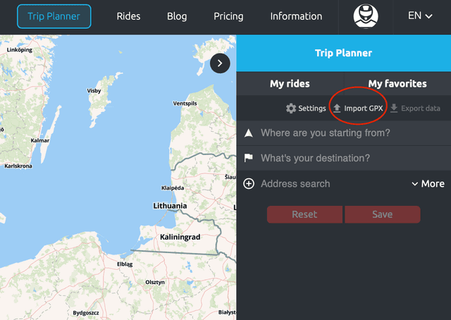GPX Feature – Quick and Easy GPX Import and Export